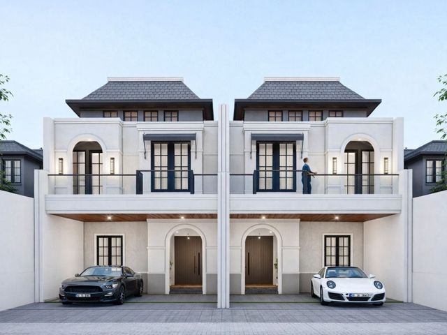 Rumah Manyar Tirtoasri Balkon Carport 2 mobil