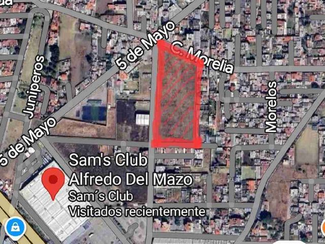 terreno en venta a unos pasos de Alfredo del mazo apto para desarrollar casas o negocios