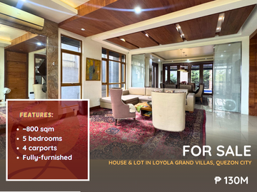 For Sale: House and Lot located along Hon Benito Soliven III Loyola Grand Villas, Quezon City