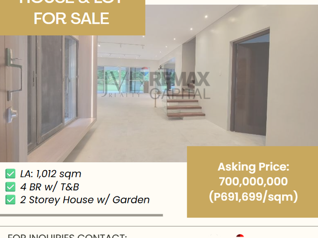 For Sale: Modern Luxury: Fully Renovated 2-Storey Home with Large Pool in Dasmarinas VIllage (CMS-26-022)