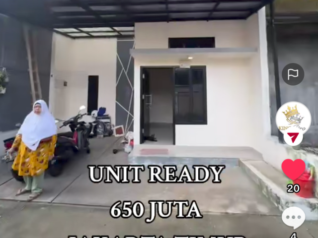 Rumah MURAH cluster di JAKARTA TIMUR nempel CIBUBUR dekat ke LRT & TJ