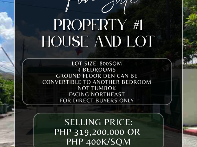 FOR SALE: Greenhills West House & Lot