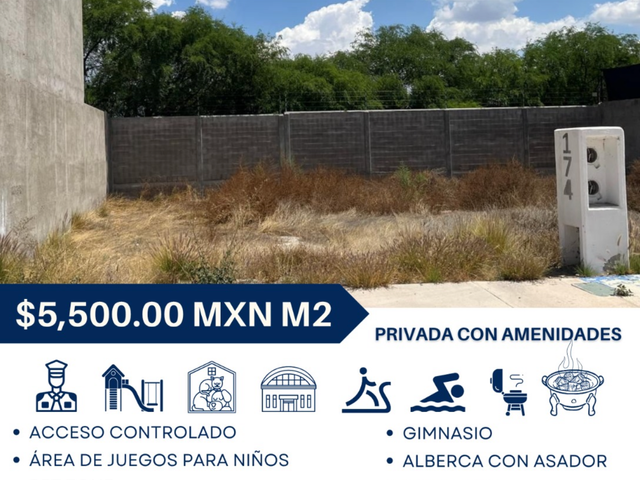 LOTES EN VENTA ZIBARI 126 M2 Y 136 M2 A $5,500 M2