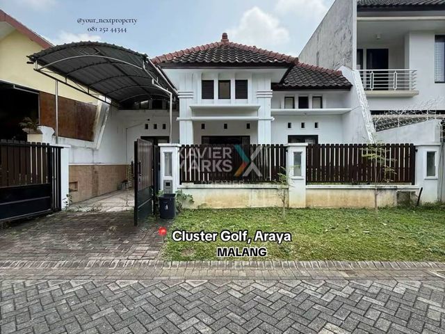 Rumah Siap Huni Kondisi Terawat Di Cluster Golf, Kota Araya Malang