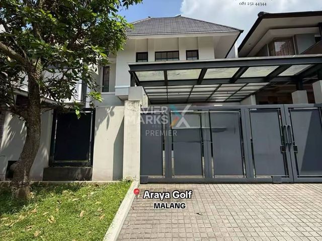 Rumah Design American Classic Di Perumahan Araya Golf, Blimbing Kotamadya Malang
