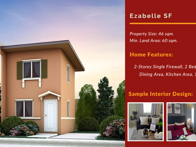 RFO 2-bedroom Single Attached House For Sale in CALAMBA, LAGUNA