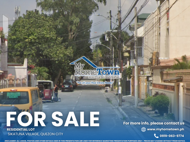 Vacant Lot for Sale in Sikatuna Village,Quezon City