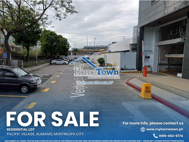 Vacant Lot for Sale in Pacific Village, Alabang, Muntinlupa City