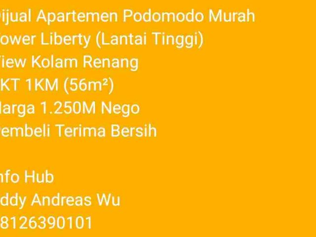 Apartemen Podomoro Murah