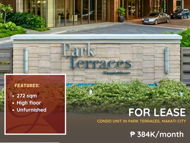 For Lease: Condo Unit located at Park Terraces, Makati City