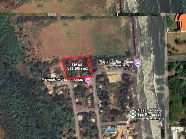 VENDO TERRENO CERCA DE LA ESCUELA NAVAL, DEL MAR Y DE MATA DE UVA