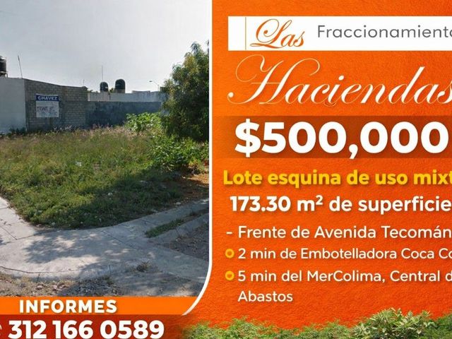 LOTE USO MIXTO EN VENTA EN LAS HACIENDAS