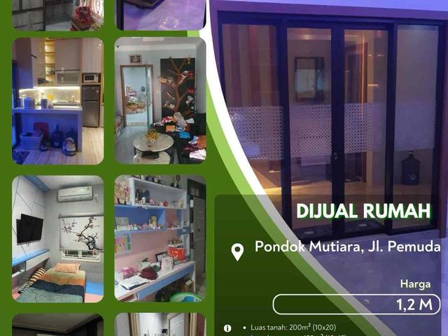 Dijual Rumah Pondok Mutiara Pekanbaru Kota Siap Huni!