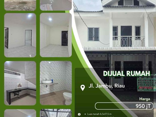 Dijual Rumah Baru Renov Jalan Jambu Pekanbaru Kota Siap Huni!