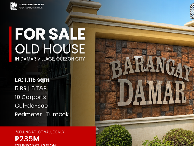 FOR SALE Old House in Damar Village, Quezon City