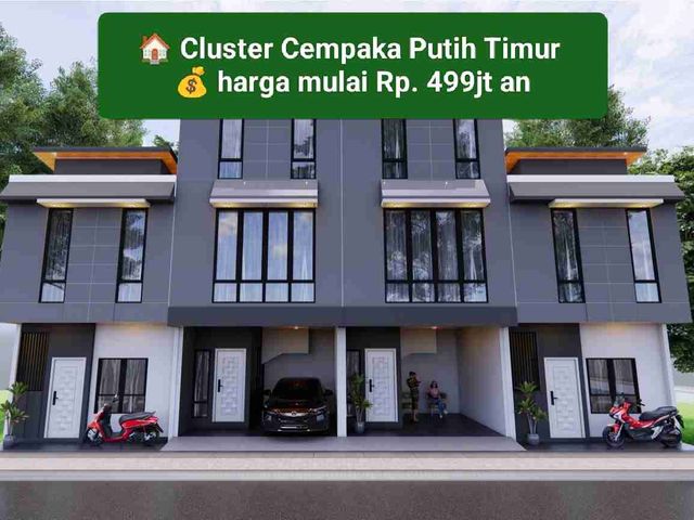 cluster Cempaka putih timur rumah baru konsep apartment house SHM jakpus