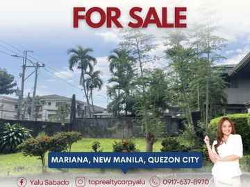 For Sale: 1,124 sqm Residential Lot in New Manila, Mariana, Quezon City