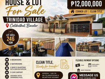 🏡 HOUSE & LOT FOR SALE @Trinidad Village, Bacolor Pampanga