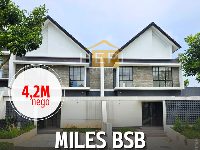 Dijual 2 Rumah Bersebelahan di Miles BSB Semarang