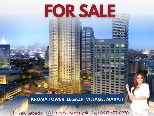 Fully-Furnished Studio Unit with Manila View in Kroma Tower, Makati City