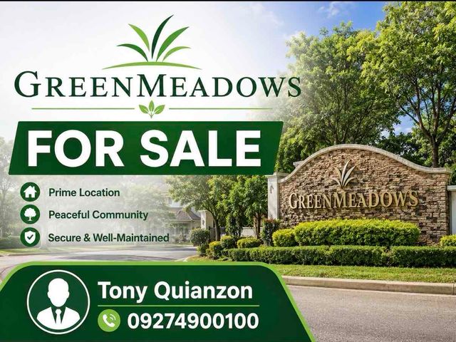 ✅ Corner Lot 1037sq @ 350k/sq GREENMEADOWS