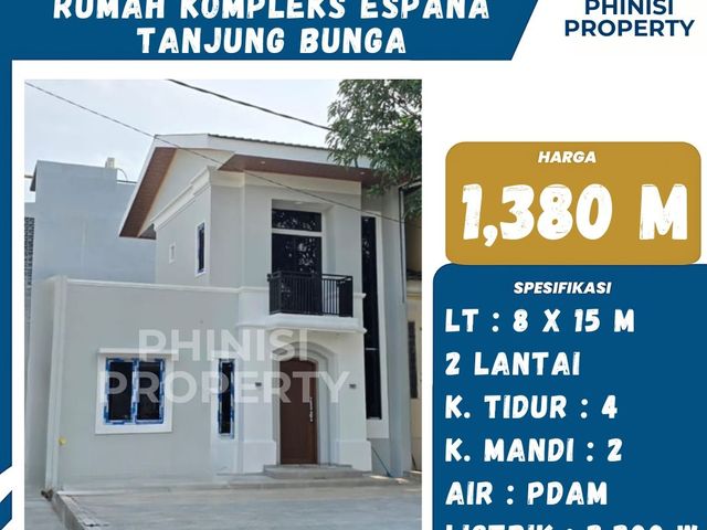 DIJUAL Rumah baru renovasi di kompleks Espana Tanjung Bunga