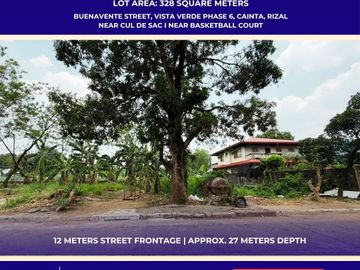 Vacant Lot For Sale Near Marikina LRT Station / Q Plaza / Sta Lucia Marcos Highway