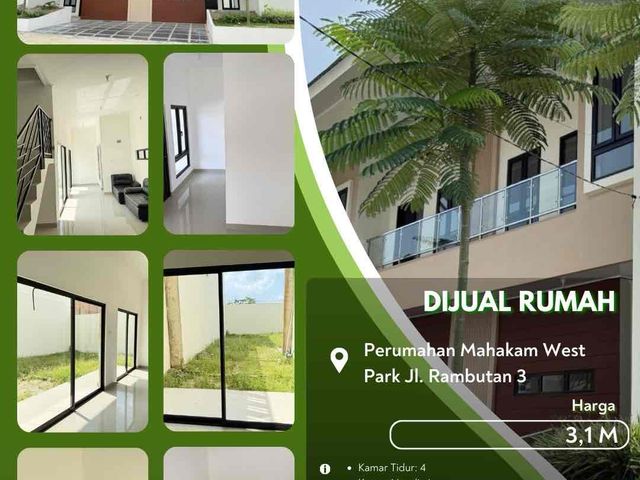 Dijual Rumah Mewah Mahakam West Pekanbaru Kota!