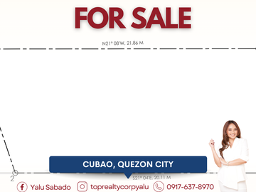 Prime 200 sqm Lot for Residential or Commercial Development in Cubao, Quezon City