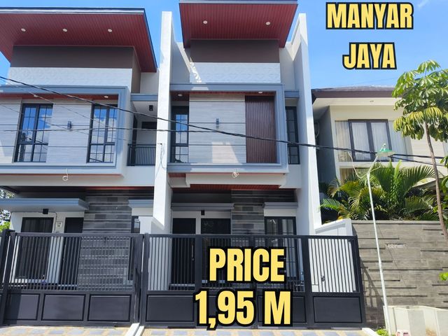 ‼️BARU GRESS‼️ RUMAH MANYAR JAYA KLAMPIS SEMOLOWARU NGINDEN. MODERN MINIMALIS. DEKAT MERR, KAMPUS, SEKOLAH
