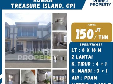Disewakan Rumah Treasure Island Citraland City CPI