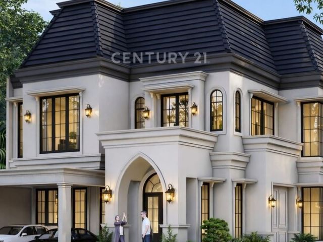 Dijual Rumah Brand New Tropical Modern Posisi Hoek Ada Swimming Pool Lokasi Strategis Dekat Fresh Market Bintaro di Discovery Bintaro Tangsel Lr-18239