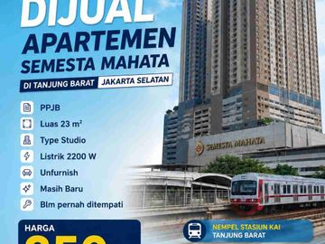 termurah dijual 1 unit  studio apartment semesta mahata tanjung barat jakarta selatan