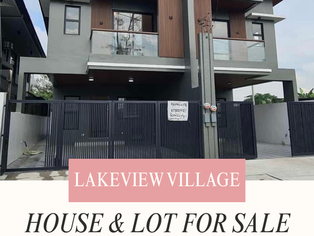 LAKEVIEW EXECUTIVE VILLAGE HOUSE AND LOT FOR SALE ANGONO RIZAL