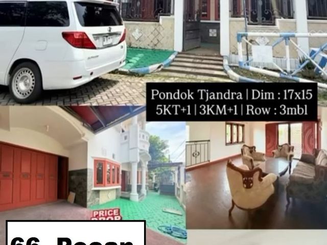 RUMAH DI PONDOK TJANDRA RASA SURABAYA DEKAT MERR - WADUNGASRI TROPODO - TOLL - BANDARA - RS - SEKOLAH - KULINER