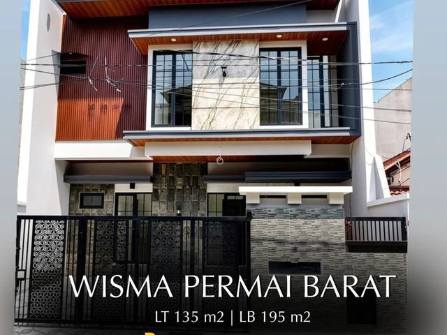 Rmh Gress 2Lt Modern Kontemporer Jl.wisma Permai Barat