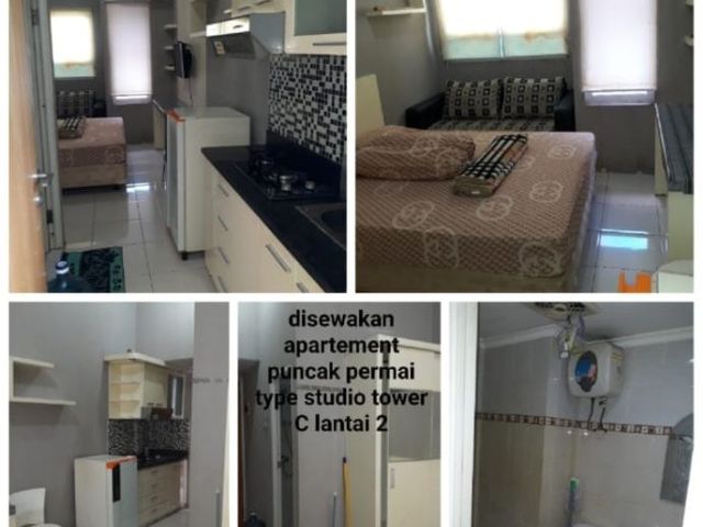 Disewakan apartemen Puncak Permai Studio Tower C Pradahkendal Surabaya