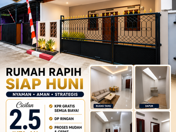 Rumah Rapih Siap Huni di Puri Nirwana 3 Cibinong Cicilan 2 JUTAan