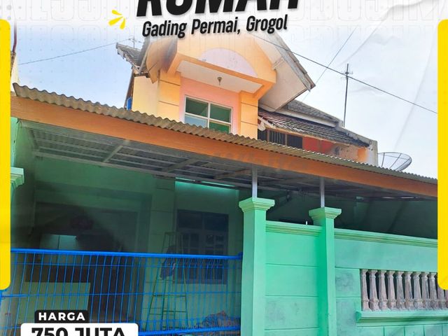 Tersedia Jual & Sewa: Rumah Nyaman LD 8m dengan Keamanan One Gate System di Gading Permai Grogol