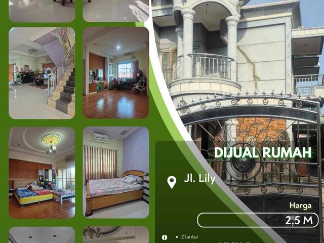 Dijual Rumah Mewah Daerah Lily Pekanbaru Kota Siap Huni!