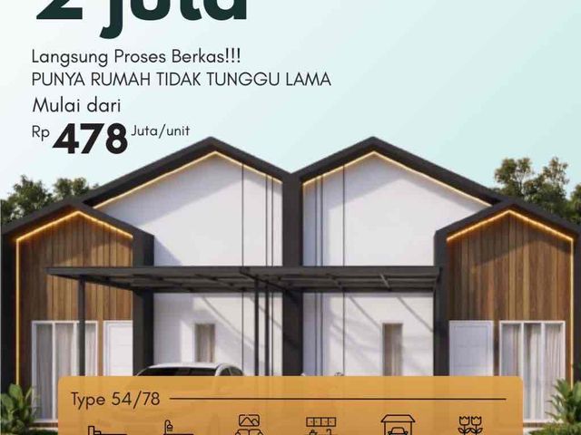 DIJUAL RUMAH DP 2JT SAJA 6x13 DI BAROMBONG DEKAT TRANS MALL TANJUNG BUNGA 3 KAMAR