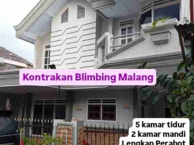Kontrakkan Rumah Sewa 5 kamar perumahan lengkap perabot