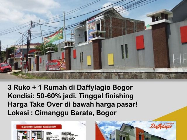 RUMAH TOWNHOUSE BOGOR TINGGAL 1 UNIT