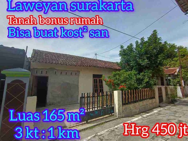 Dijual rumahmurah dilaweyan surakarta