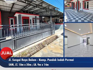 Rumah Terawat Siap Huni Area Komplek Serdam (Sungai Raya Dalam) Akses Mudah Rumah Sakit Sekolah dan Kawasan Kantor