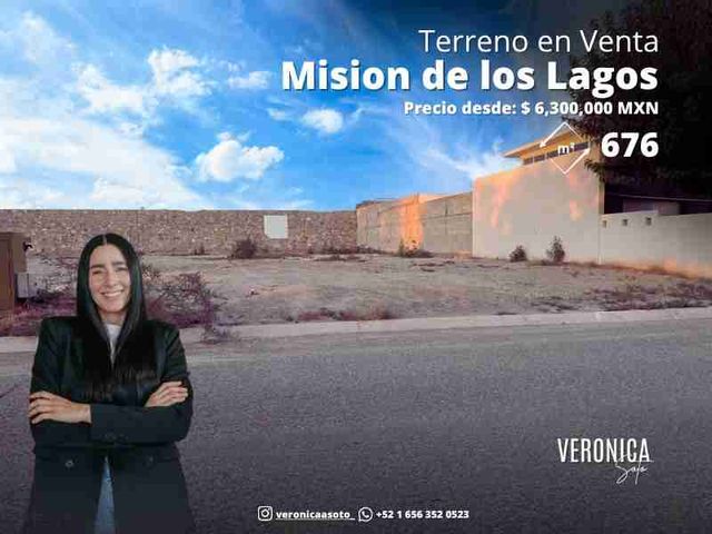 Venta de terreno en Misión de los Lagos en Ciudad Juárez