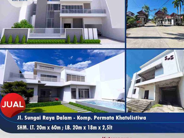 Tanah + Struktur Rumah Mewah