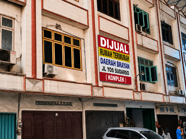 Ruko Komplek Daerah Medan Barat Jl Yos Sudarso