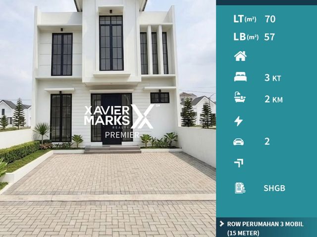 Dijual Rumah 2 Lantai Baru Gress di The Green Diamond Malang