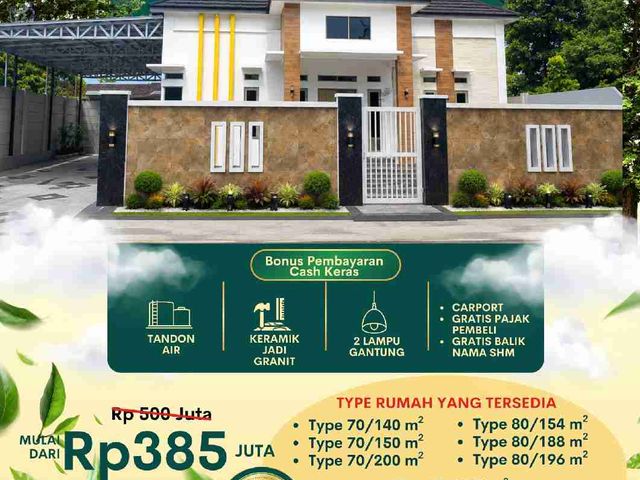 TERSEDIA RUMAH MEWAH SIAP BANGUN SESUAI REQUEST
